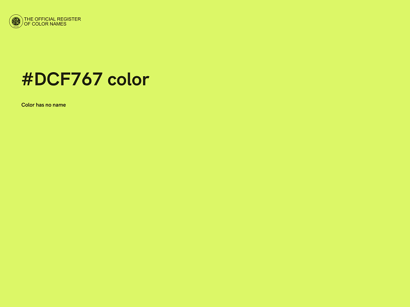 #DCF767 color image