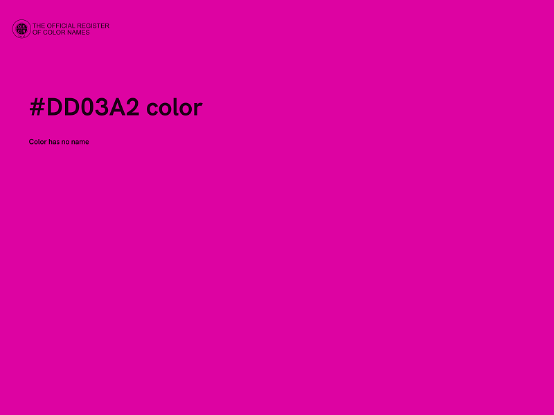 #DD03A2 color image