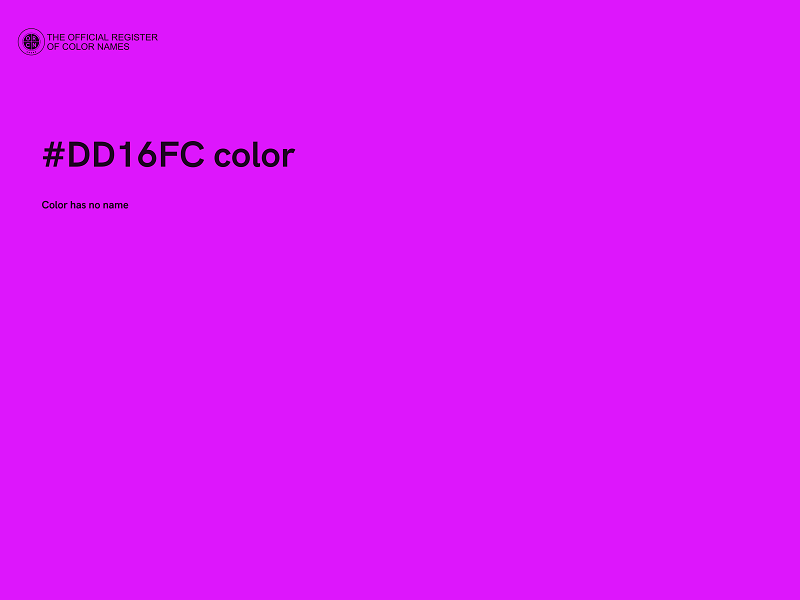 #DD16FC color image