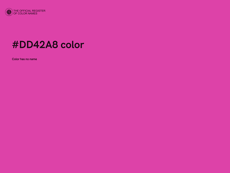 #DD42A8 color image