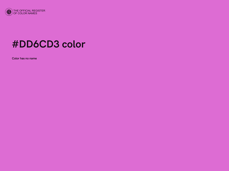 #DD6CD3 color image