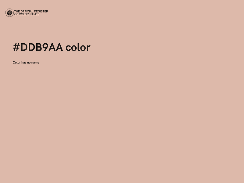 #DDB9AA color image