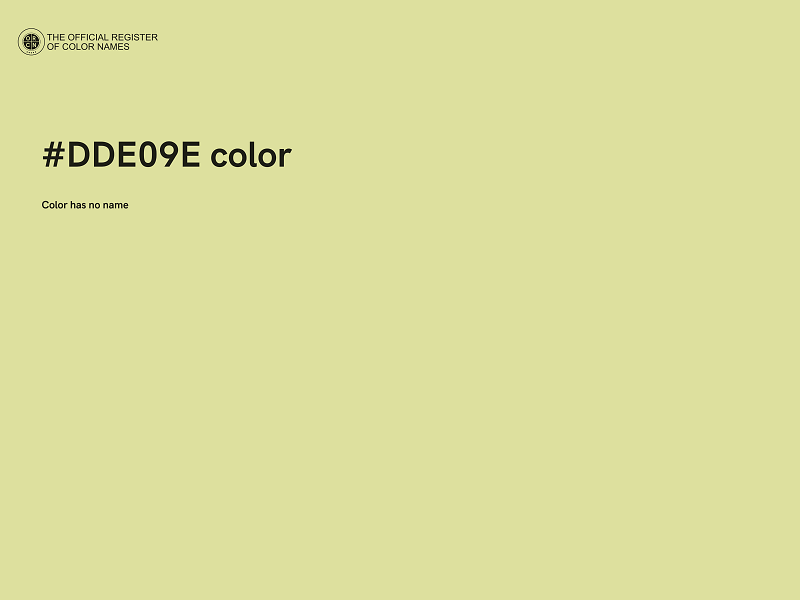 #DDE09E color image