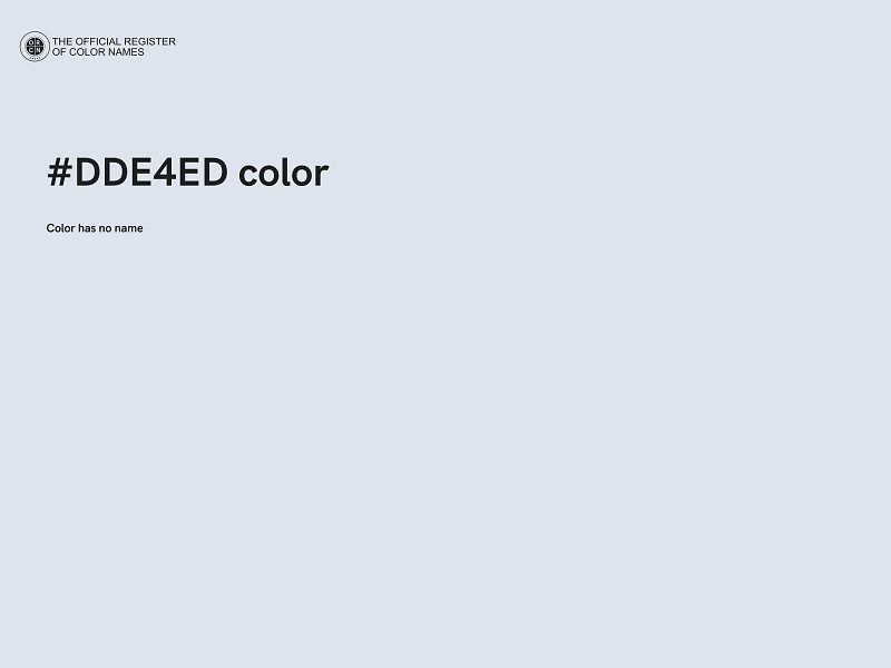 #DDE4ED color image