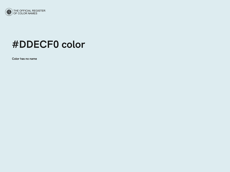 #DDECF0 color image