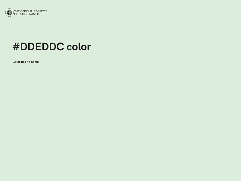 #DDEDDC color image