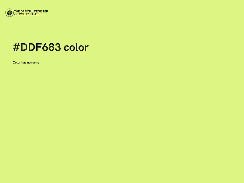 #DDF683 color image