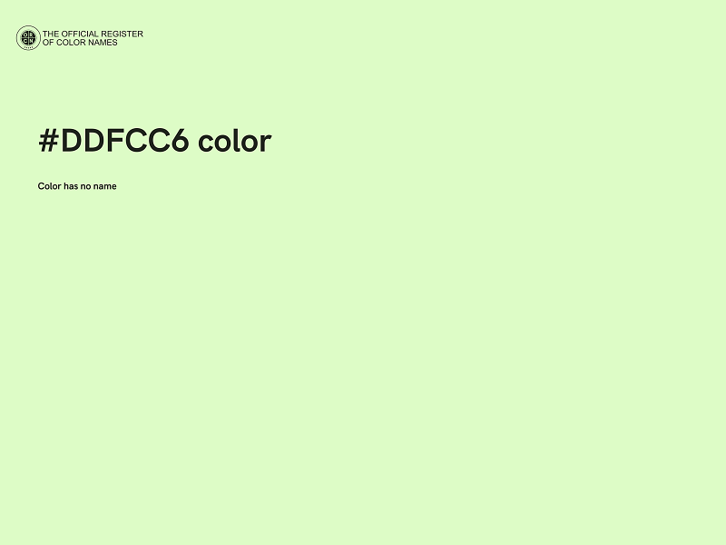 #DDFCC6 color image