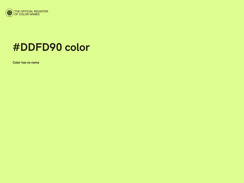 #DDFD90 color image