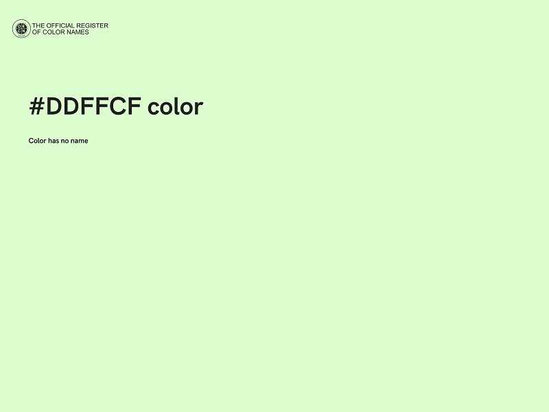 #DDFFCF color image