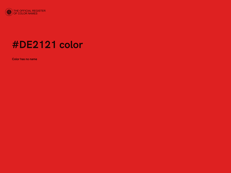 #DE2121 color image