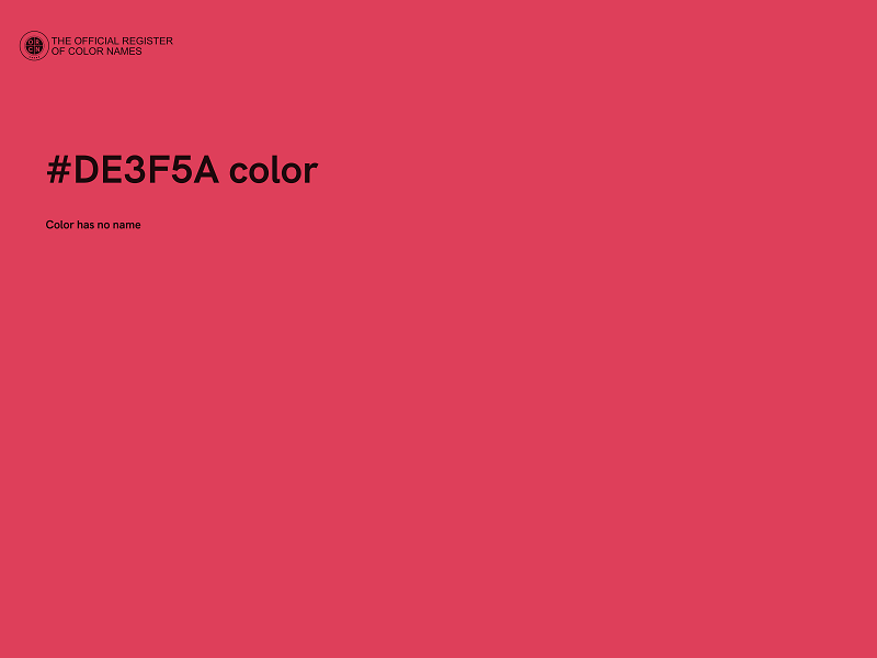 #DE3F5A color image