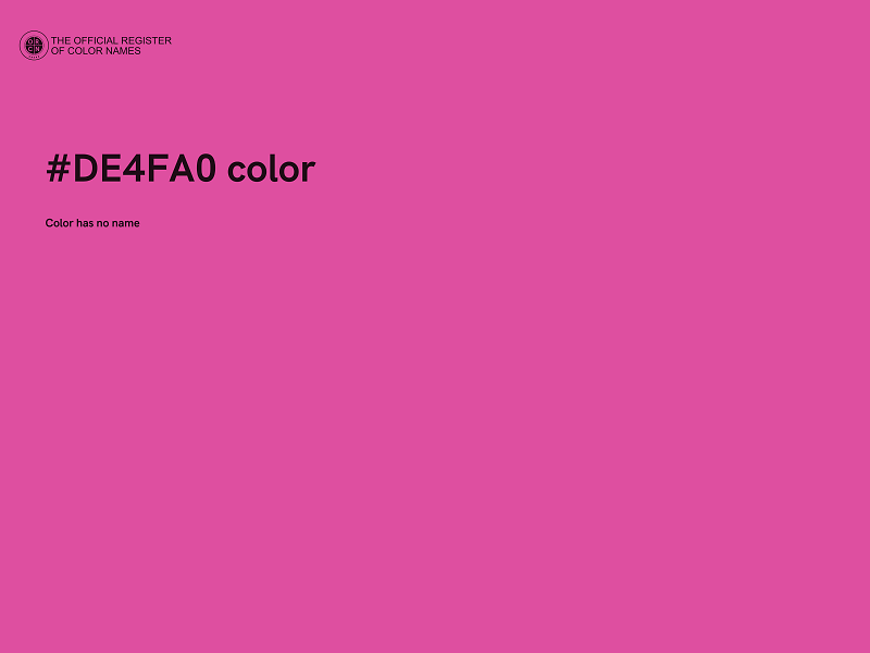 #DE4FA0 color image