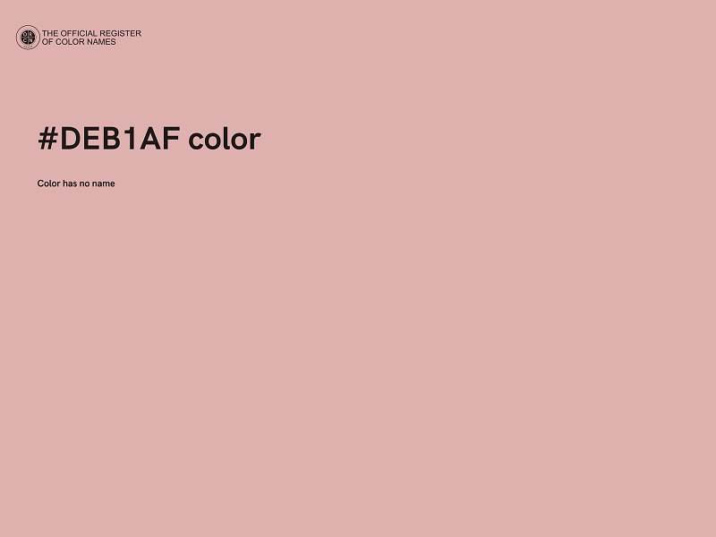 #DEB1AF color image