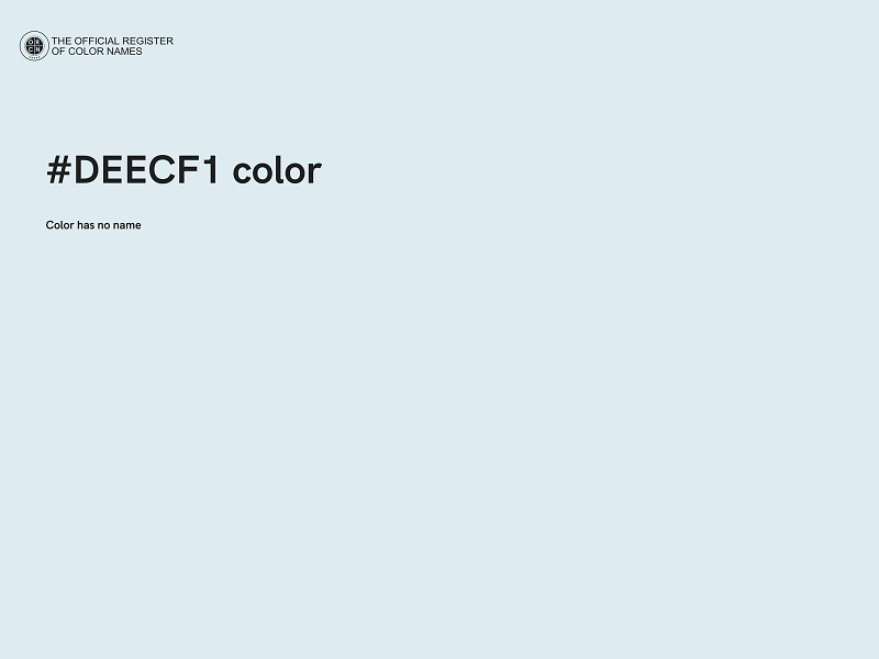 #DEECF1 color image