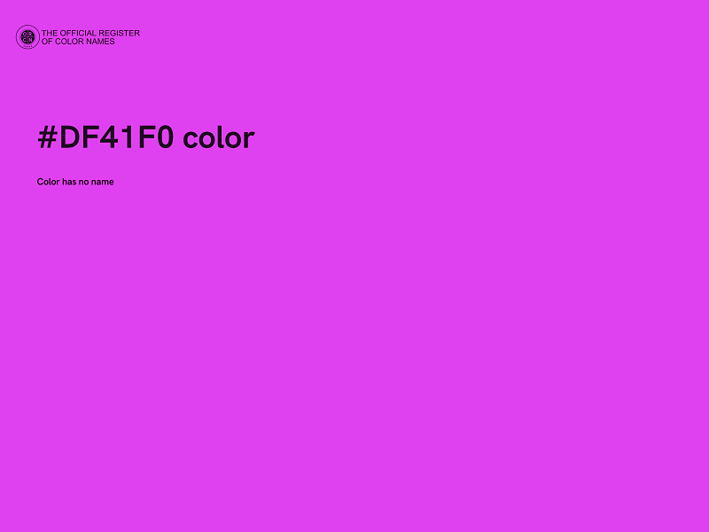 #DF41F0 color image