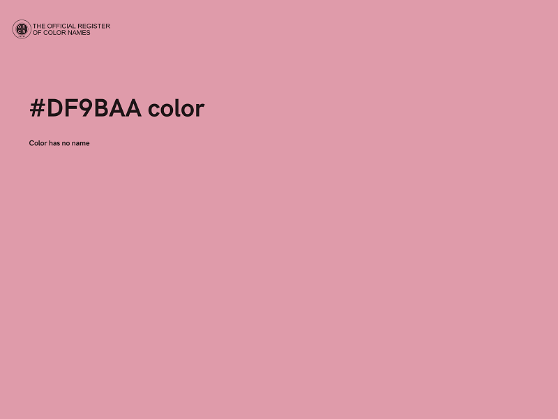 #DF9BAA color image