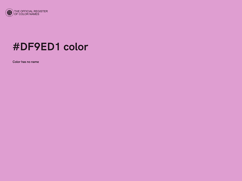 #DF9ED1 color image