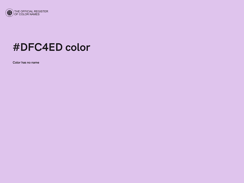 #DFC4ED color image