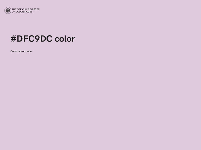 #DFC9DC color image