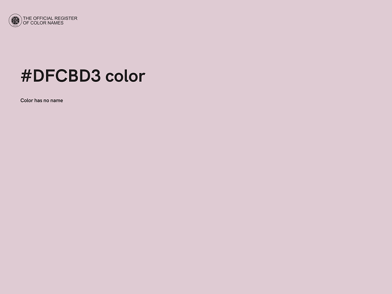 #DFCBD3 color image