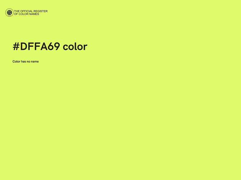 #DFFA69 color image