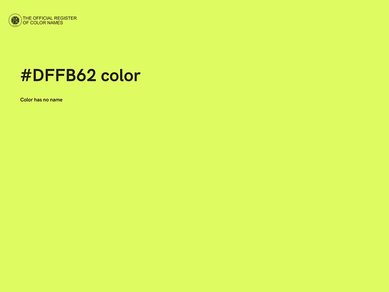 #DFFB62 color image