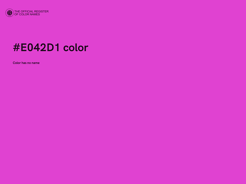 #E042D1 color image