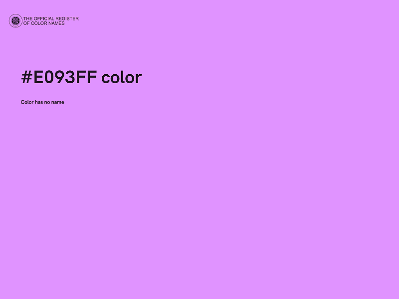 #E093FF color image