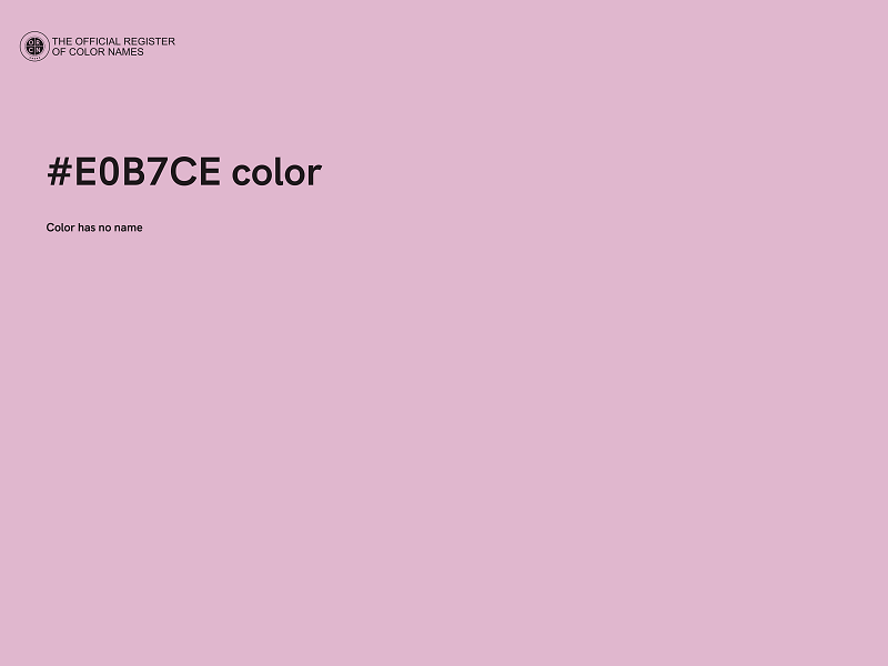 #E0B7CE color image