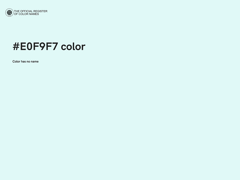 #E0F9F7 color image