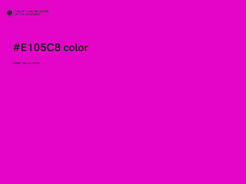 #E105C8 color image