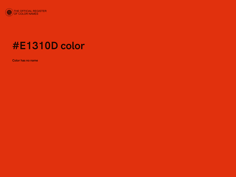 #E1310D color image