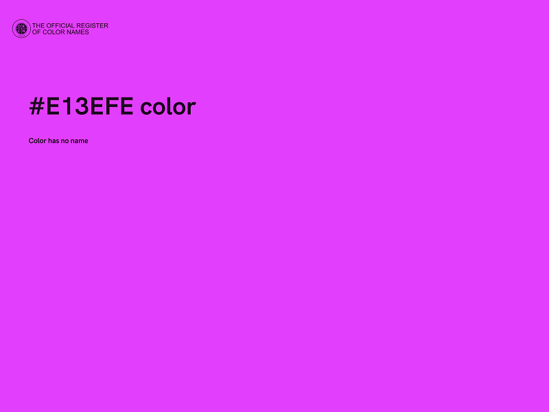 #E13EFE color image