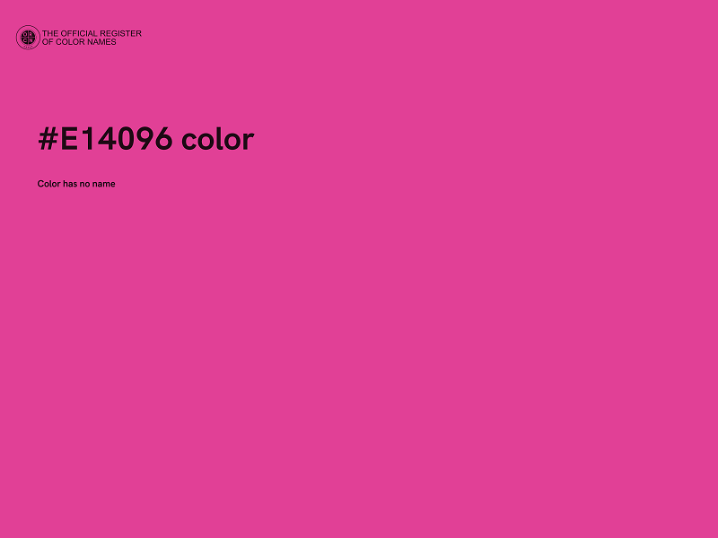 #E14096 color image