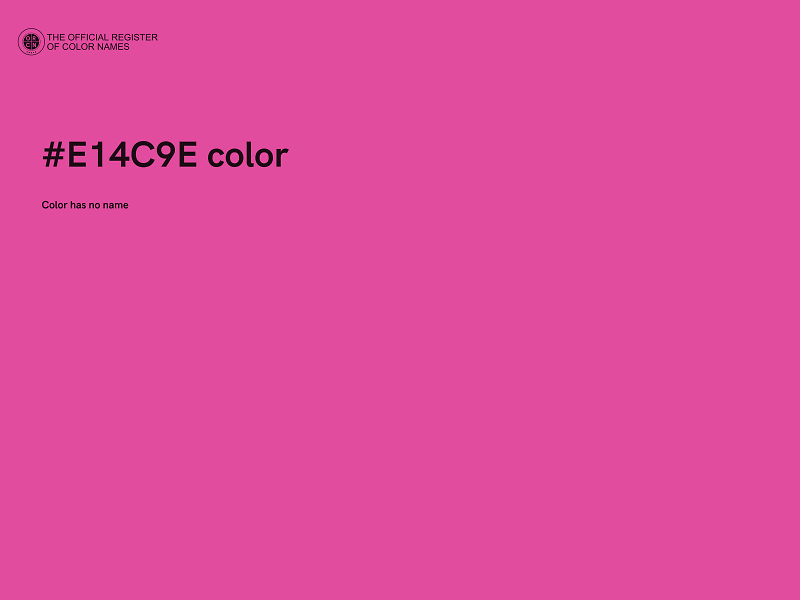 #E14C9E color image