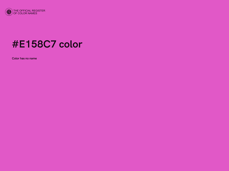 #E158C7 color image