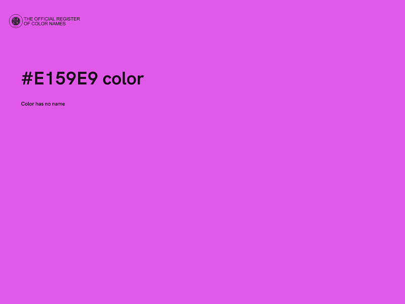 #E159E9 color image