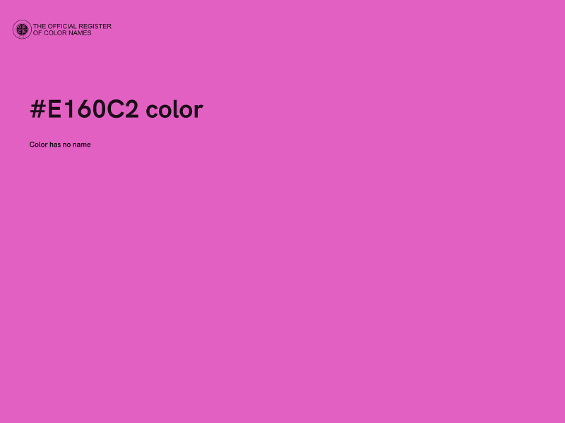 #E160C2 color image