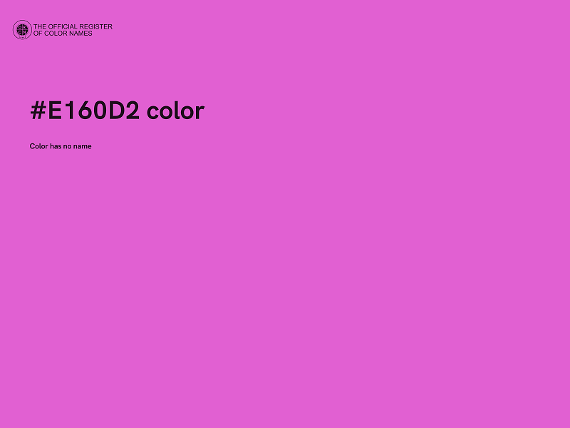 #E160D2 color image