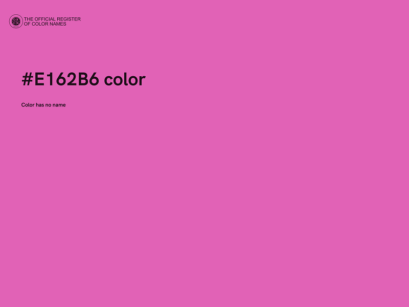 #E162B6 color image