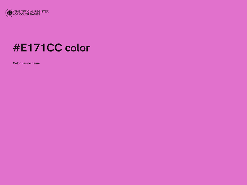 #E171CC color image