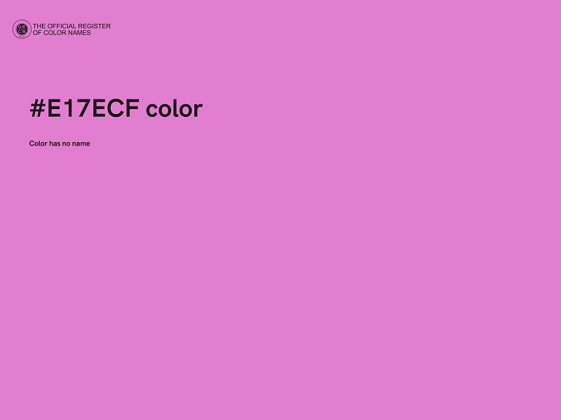 #E17ECF color image