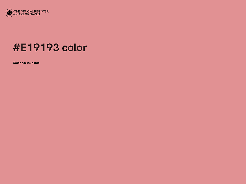 #E19193 color image