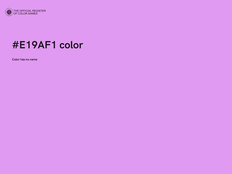 #E19AF1 color image