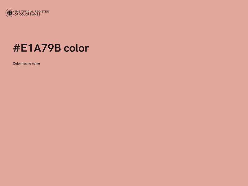 #E1A79B color image