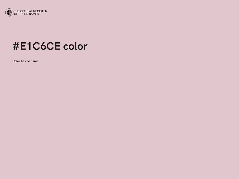 #E1C6CE color image