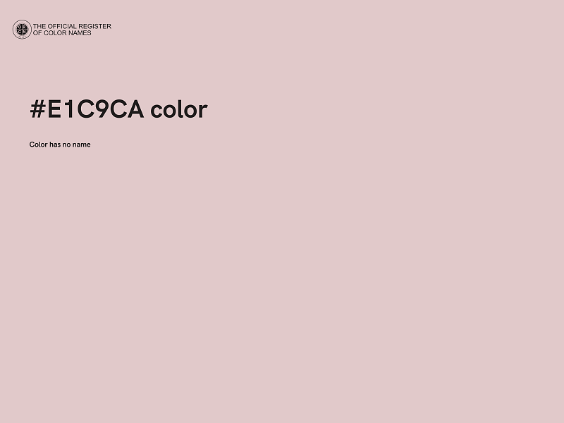 #E1C9CA color image