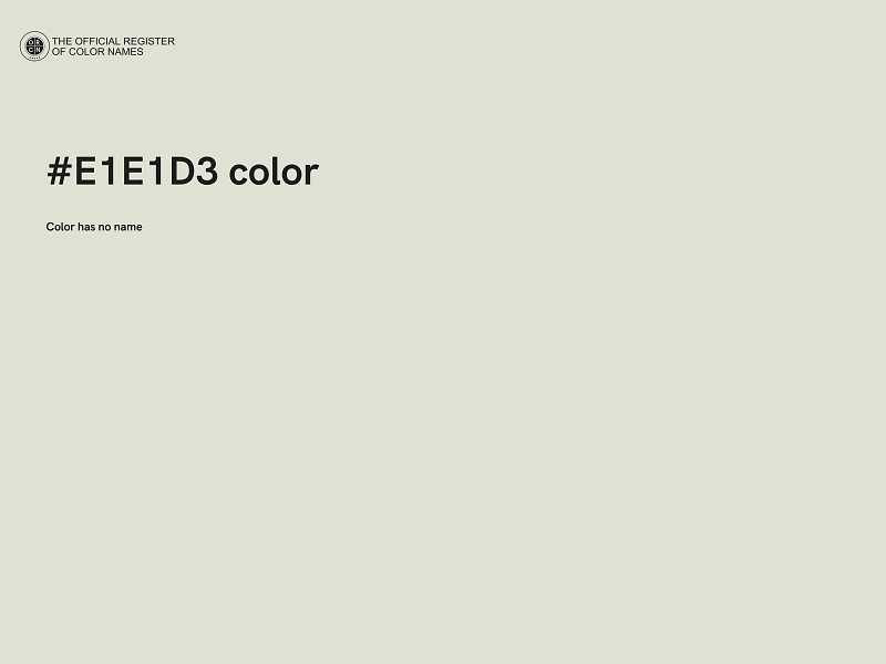 #E1E1D3 color image