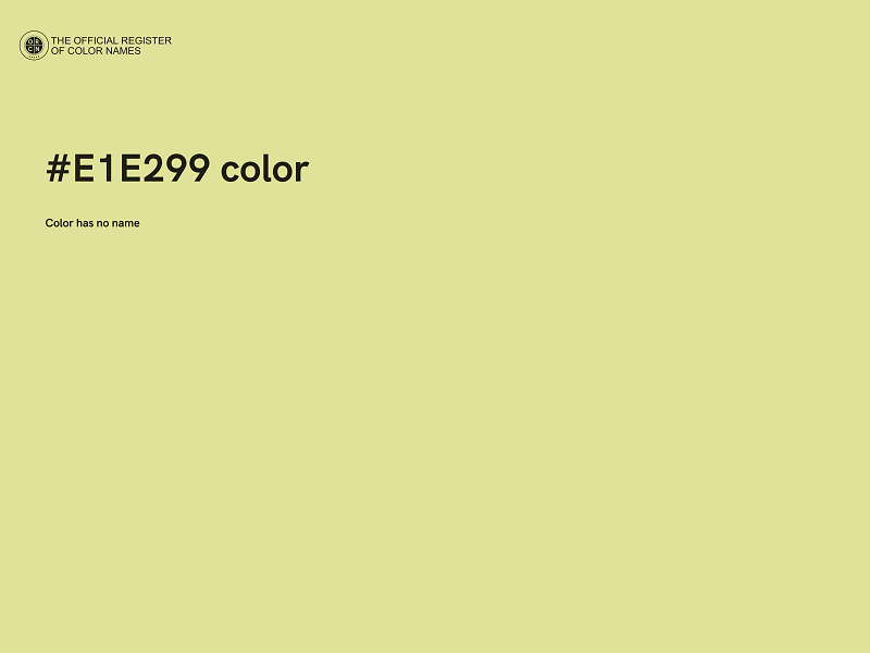 #E1E299 color image